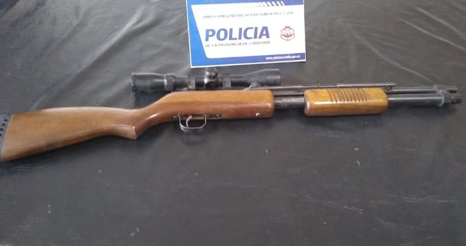 San Joaquín: tras la denuncia, se realizó un allanamiento y secuestro de arma