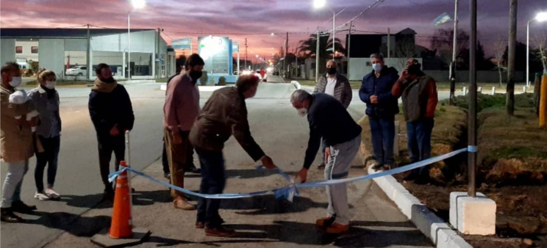 100 Años de Serrano: la Municipalidad inauguró obras en la Av. Oostendorp