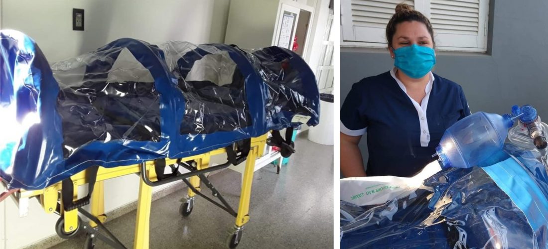 Serrano: camilla de aislamiento y un equipo de reanimación manual para el Hospital