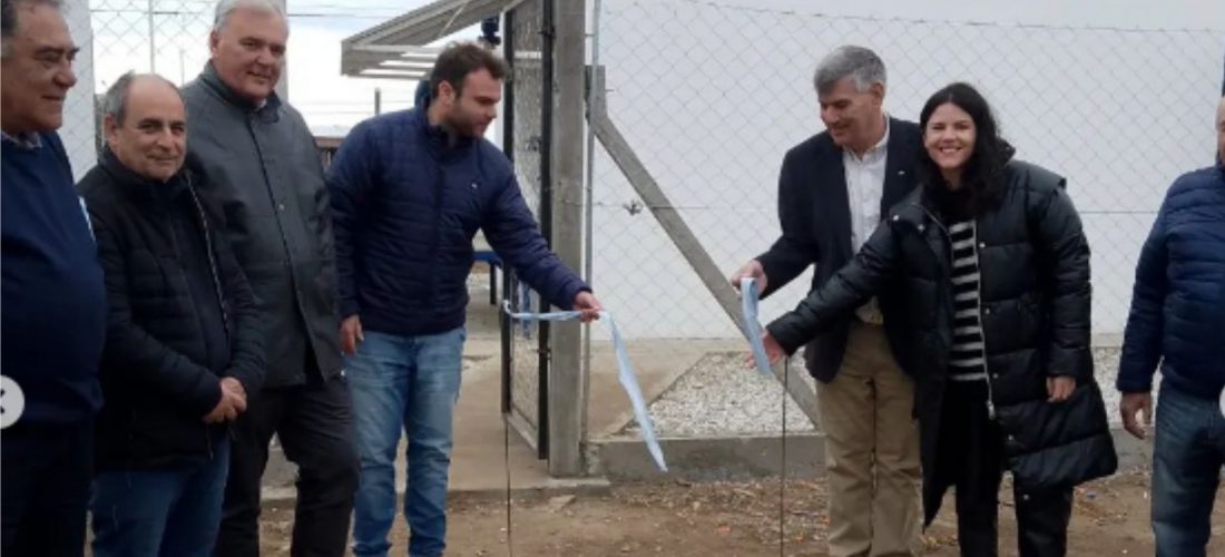 Serrano: inauguran importante obra que mejorará la calidad del agua en el pueblo