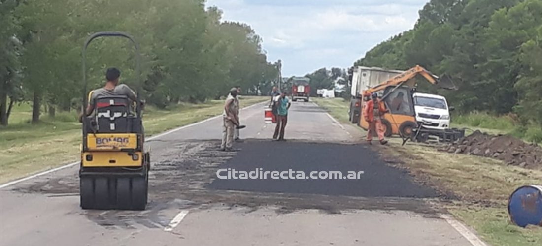 Serrano: inician obras de mejoras en Ruta 27 y piden circular con precaución