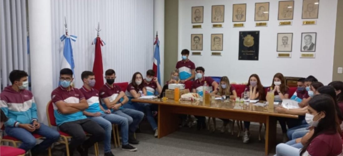 El Concejo Deliberante de Serrano recibió a los alumnos de sexto año