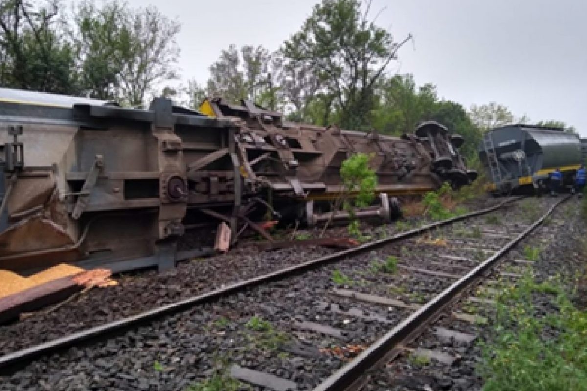 Descarriló un tren en proximidades de General Levalle