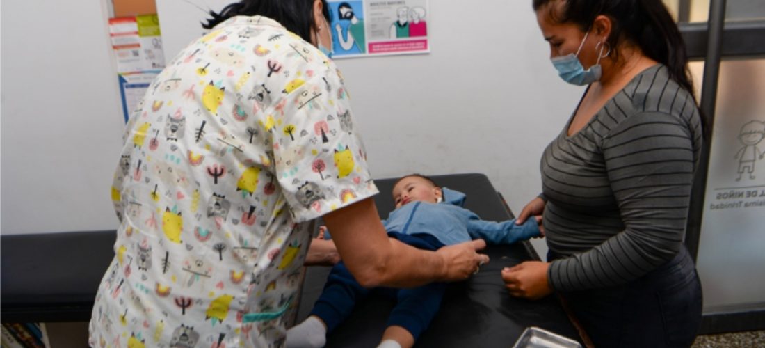 Contra la gripe: comenzó la vacunación a niños de 6 a 24 meses de edad