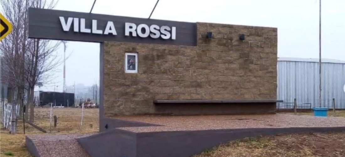Villa Rossi: mejoras y puesta en valor del pórtico de ingreso a la localidad