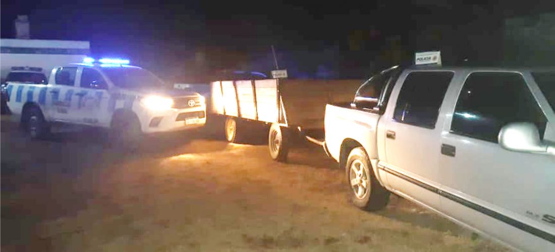 Rápido accionar de la Policía evitó el robo de 4000 kg de maíz cerca de Villa Valeria
