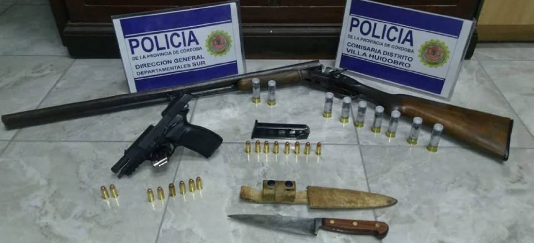 Detenido por violar domicilio y agresión con arma de fuego