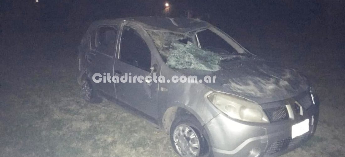 Accidente cerca de San Joaquín: volcó una familia de Villa Huidobro